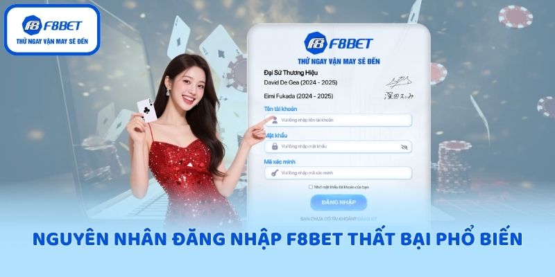 Nguyên nhân đăng nhập F8BET thất bại phổ biến